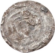 Denier Bracteate - Albert / Nikolaus One dot reverse image