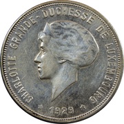 10 Francs - Charlotte Silver obverse image