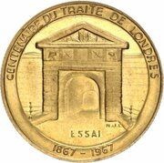 40 Francs - Centenary of the Treaty of London Essai reverse image