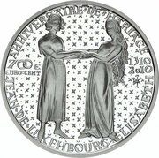 700 Cent - Henri I Anniversary of Marriage, Luxembourg, 2010 reverse image