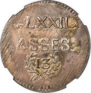 72 Asses - Frans II reverse image