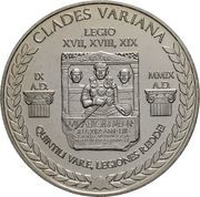 5 Kwacha Battle of Teutoburg Forest, Marcus Caelius reverse image