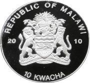 10 Kwacha Malagasy Rainbow obverse image