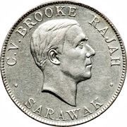 50 Cents - Charles V. Brooke Rajah obverse image