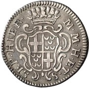 4 Tarì - Manuel Pinto de Fonseca, Malta, 1741-1773 reverse image