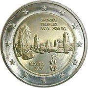 2 Euros Skorba Temples obverse image