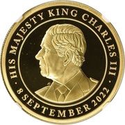 25 Euros Accession of King Charles III reverse image