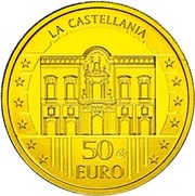 50 Euros La Castellania reverse image