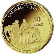 50 Euros Caravaggio, Malta, 2022 reverse image