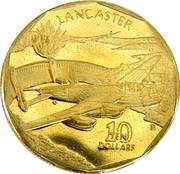 10 Dollars Lancaster reverse image