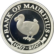 200 Rupees 40th Annivirsary of the Bank of Mauritius obverse image