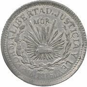 1 Peso Emiliano Zapata reverse image