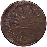 ⅛ Real "Octavo", Mexico, 1828-1829 reverse image