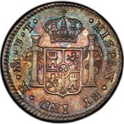 ½ Real - Carlos IV, Mexico, 1792-1808 reverse image
