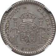 1 Real - Carlos IV Proclamation coinage obverse image