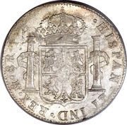 8 Reales - Carlos IV, Mexico, 1791-1808 reverse image