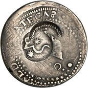 8 Reales ENSAIE and Morelos countermarks obverse image