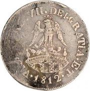 8 Reales National Congress - Insurgent coinage obverse image