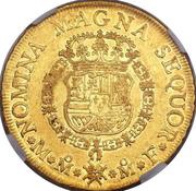 8 Escudos - Fernando VI, Mexico, 1752-1756 reverse image