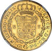 8 Escudos - Fernando VII Guadalajara - Royalist Coinage, Mexico, 1821 reverse image
