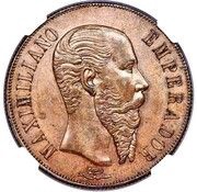1 Peso - Maximiliano I Pattern Strike; Large Letters obverse image