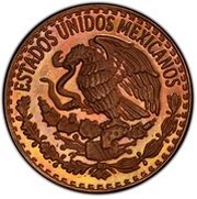 1 Peso Pattern; Classic Eagle; Copper obverse image