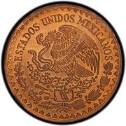 20 Pesos Pattern; Coyolxauhqui; Bronze obverse image