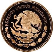 100 Pesos Pattern; Mariposa Monarca; copper obverse image