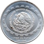 5 Pesos Disco De La Muerte - 1 oz Silver Bullion obverse image