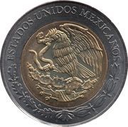 5 Pesos Guadalupe Victoria obverse image