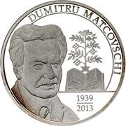 100 Lei Dumitru Matcovschi, Moldova, 2014 reverse image