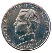 5 Francs - Rainier III obverse image