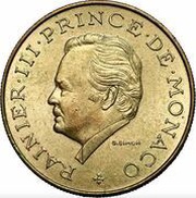 10 francs - Rainier III obverse image