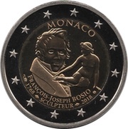 2 Euros - Albert II 250th Anniversary of the birth of François-Joseph Bosio obverse image
