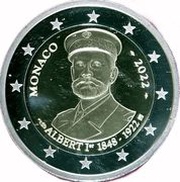 2 Euros - Albert II Prince Albert I of Monaco obverse image