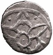 Dirham "Ornamental type" - anepigraphic Bulghar mint, Mongol States, 1280-1310 reverse image