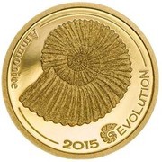 1000 Tögrög Ammonite, Mongolia, 2015 reverse image