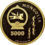 5000 Tögrög Year of the Dog obverse image
