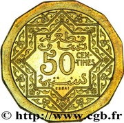 50 Centimes - Yusuf Piedfort Essai; 14g Al-Br reverse image