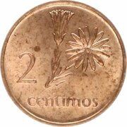 2 Centimos reverse image
