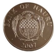 10 Dollars FIFA World Cup 2006 in Germany, Nauru, 2007 reverse image