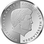5 Florins - Willem-Alexander Investiture obverse image