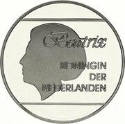 25 Florin - Beatrix Sea turtles obverse image