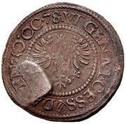 ½ Stuiver Siege of 1578 obverse image
