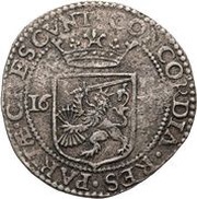½ Netherlands rijksdaalder, Netherlands, 1606-1626 reverse image