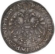 Daalder "Saint John rijksdaalder", Netherlands, 1598 reverse image