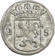 2 Stuivers, Netherlands, 1672-1793 reverse image