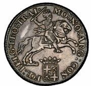 Ducaton "Silver Rider" Piedfort of 3/2 weight obverse image