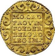 1 Ducat Middle type, Netherlands, 1674-1735 reverse image