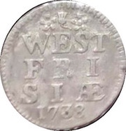 1 Stuiver Bezemstuiver, Netherlands, 1738-1766 reverse image